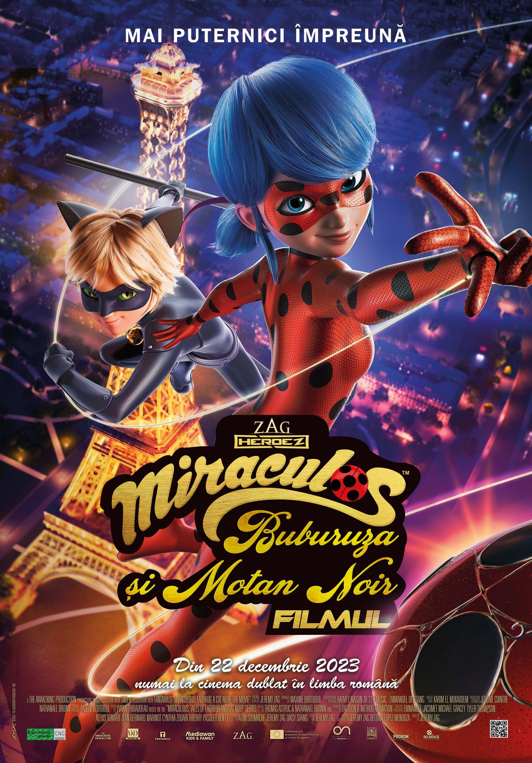 MIRACULOS: BUBURUZA ȘI MOTAN NOIR – FILMUL