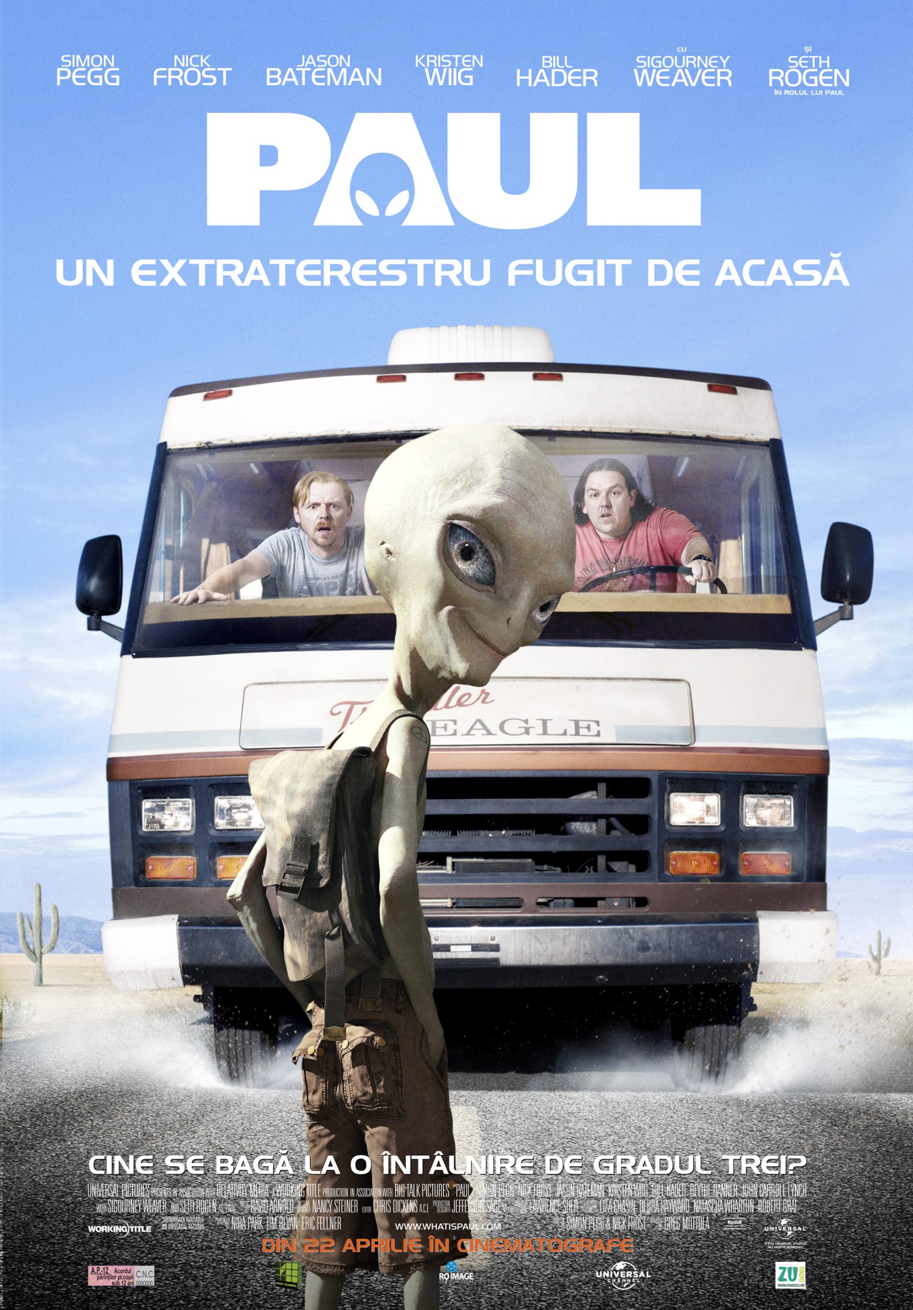 PAUL, UN EXTRATERESTRU FUGIT DE-ACASĂ